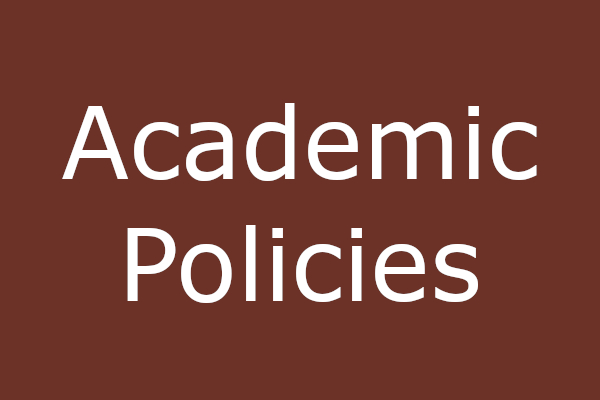 Academic Policies Button